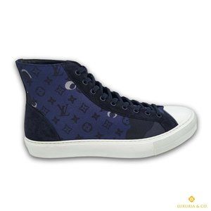 New Authentic Louis Vuitton Tattoo Sneaker Boot Monogram